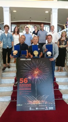Fotografía de los premiados