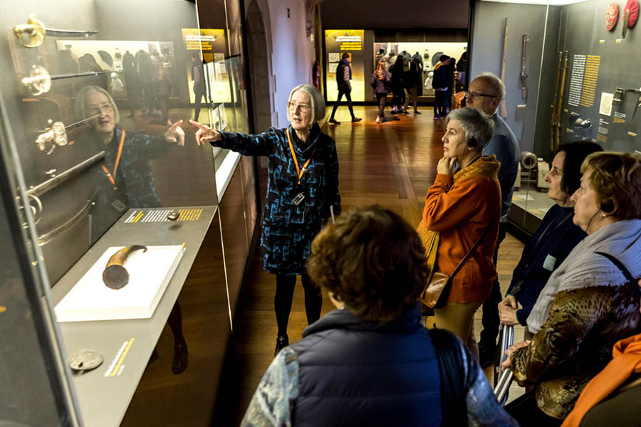 Visita guiada por María Sánchez en el Museo San Telmo