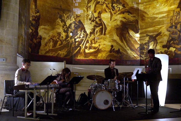 Actuación musical en la Iglesia del Museo San Telmo para la cena de San Valentín.