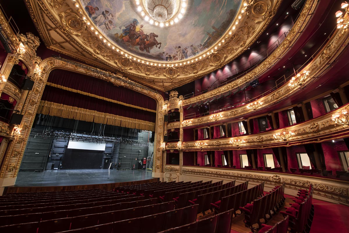 Escenario del Teatro Victoria Eugenia Antzokia.