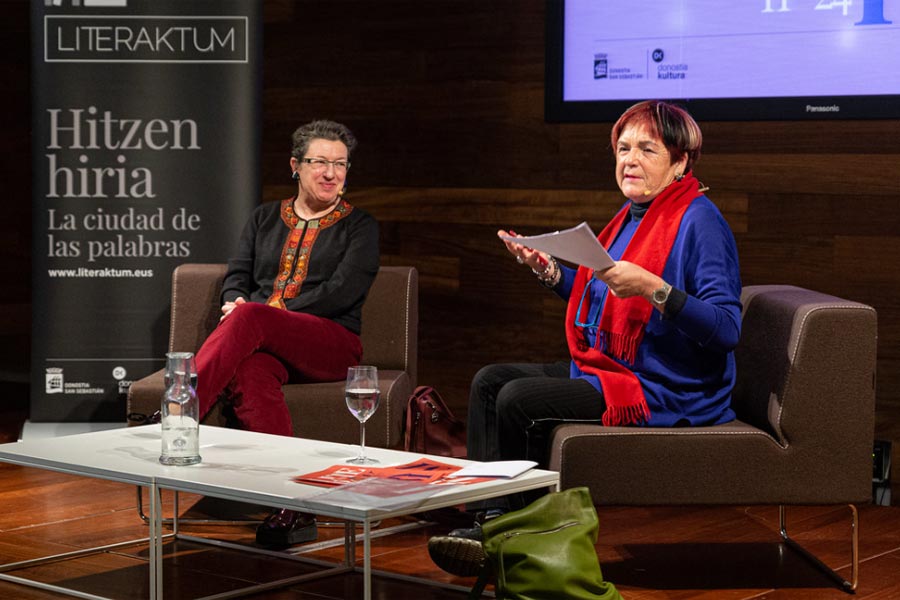 Laura Freixas & Mariasun Landa - Literaktum 2019 (Foto: Iñaki Rubio)