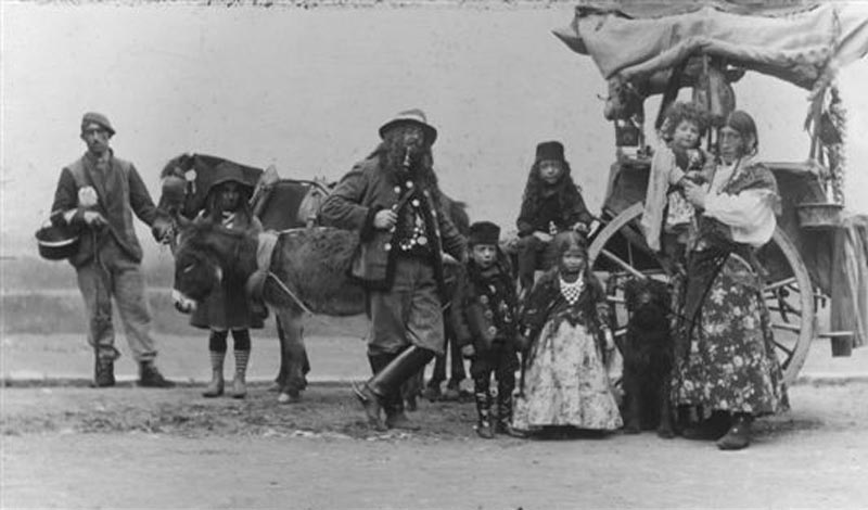 Foto antigua de caldereros en Donostia