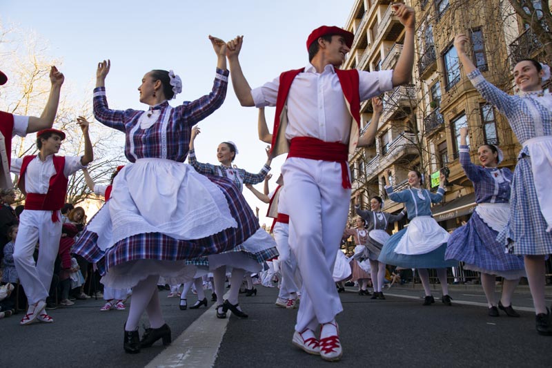 Kalejira de Inudeak eta artzaiak por Donostia