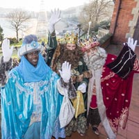 Reyes Magos de Oriente en el Palacio Miramar.