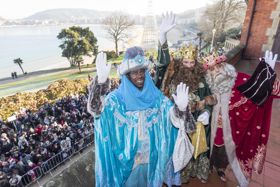 Reyes Magos de Oriente en el Palacio Miramar