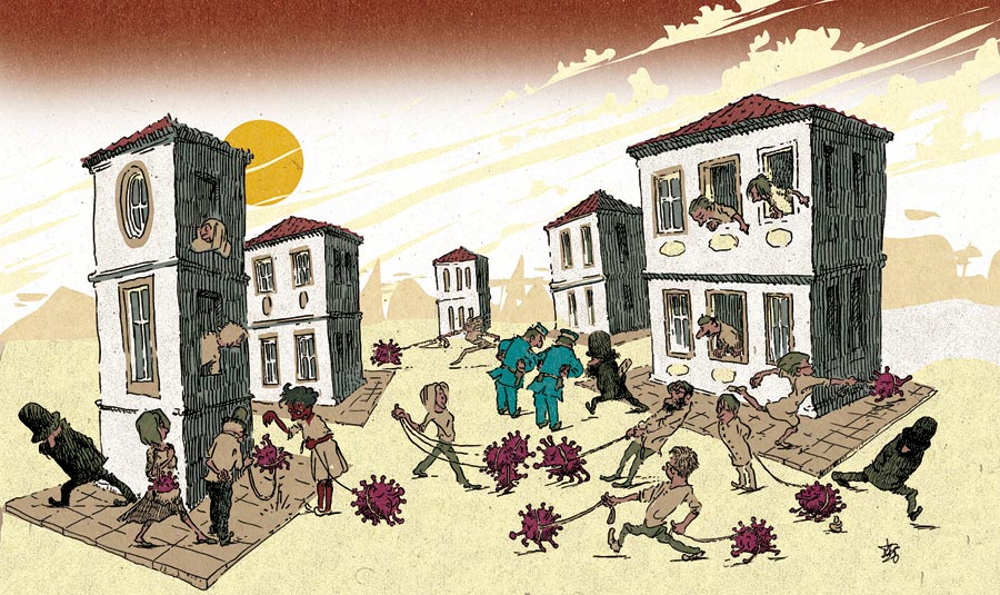 Xomorroei Kariñoa, Jokin Mitxelenak sortutako ilustrazioa