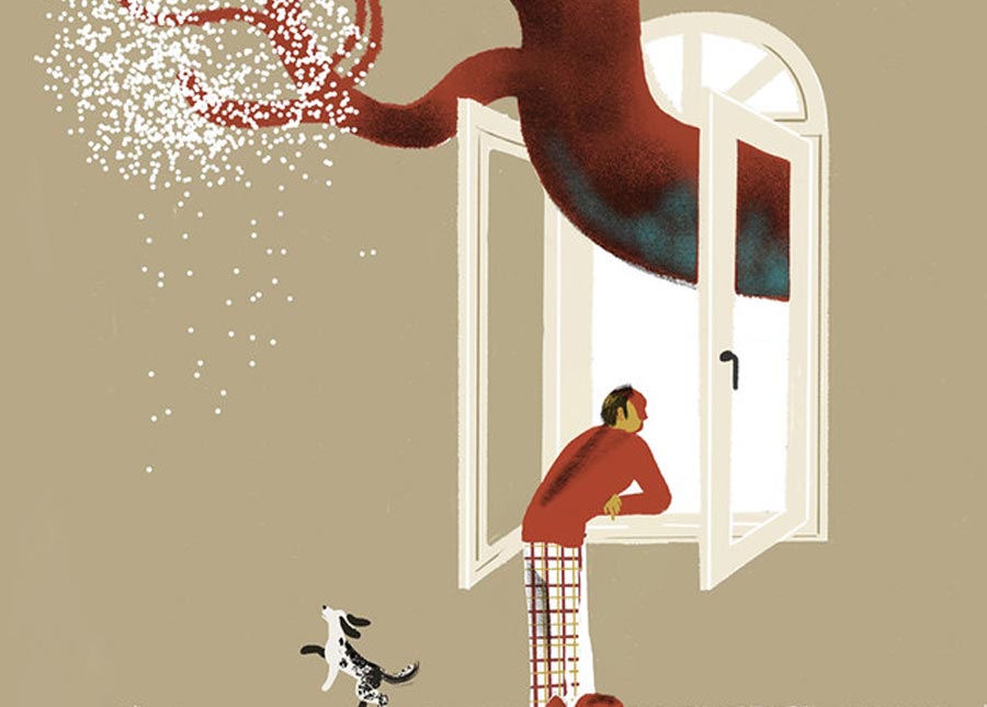 Aberastu zure barnea, Yolanda Mosquerak sortutako ilustrazioa