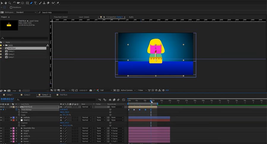 Larrotxene Bideo - After Effects tutorialak