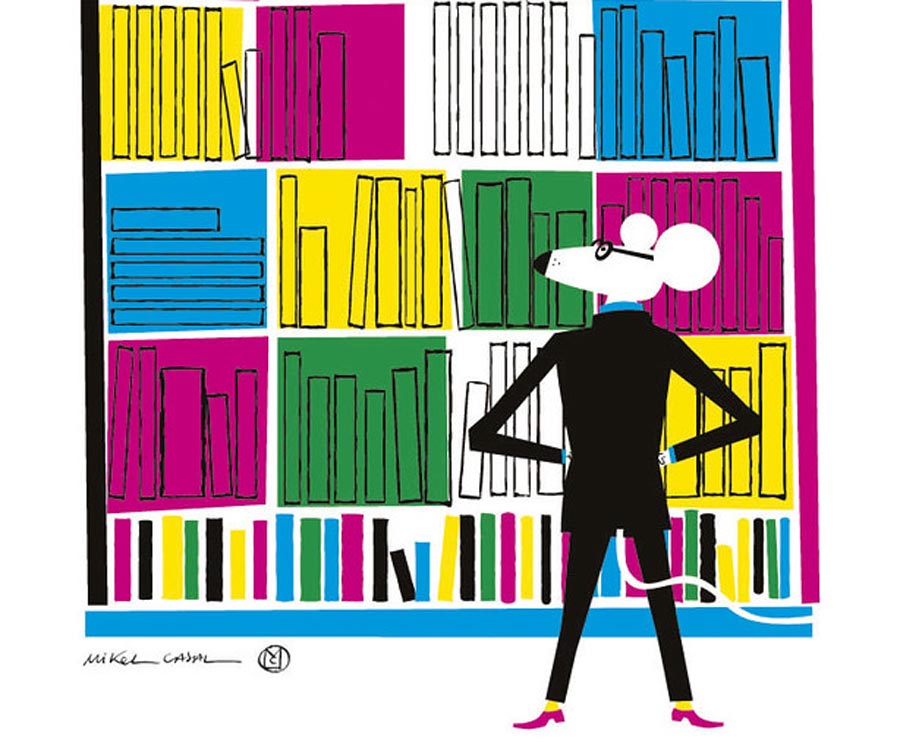 Día Internacional del Libro, ilustración de Mikel Casal