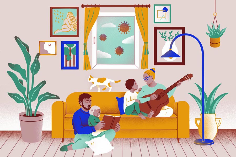 Kulturak ere zaintzen gaitu!, Paula Estevezen ilustrazioa