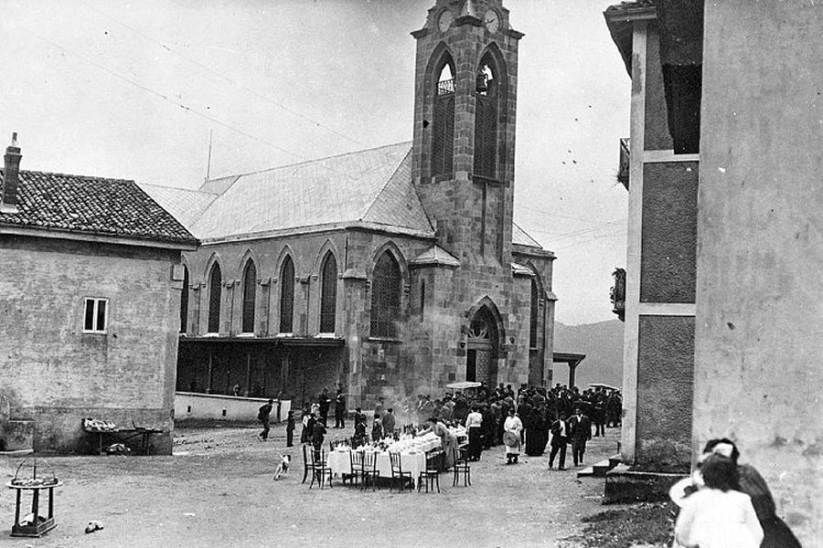 Fiesta de inauguración de la iglesia de Altza