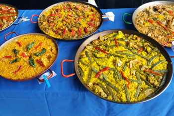 Semana Grande paella competition.