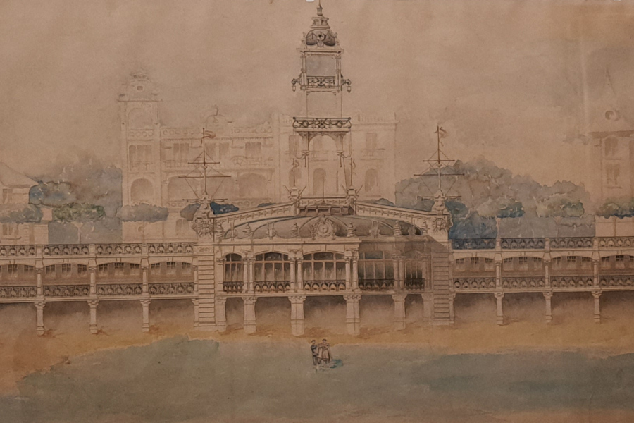 Ramón Cortazar, Balneario La Perla de Océano (1910)