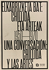 Chillida eta arteak erakusketaren katalogoaren azala