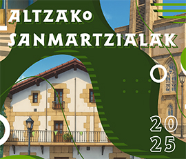 Cartel anunciador de las Fiestas de Altza 2025