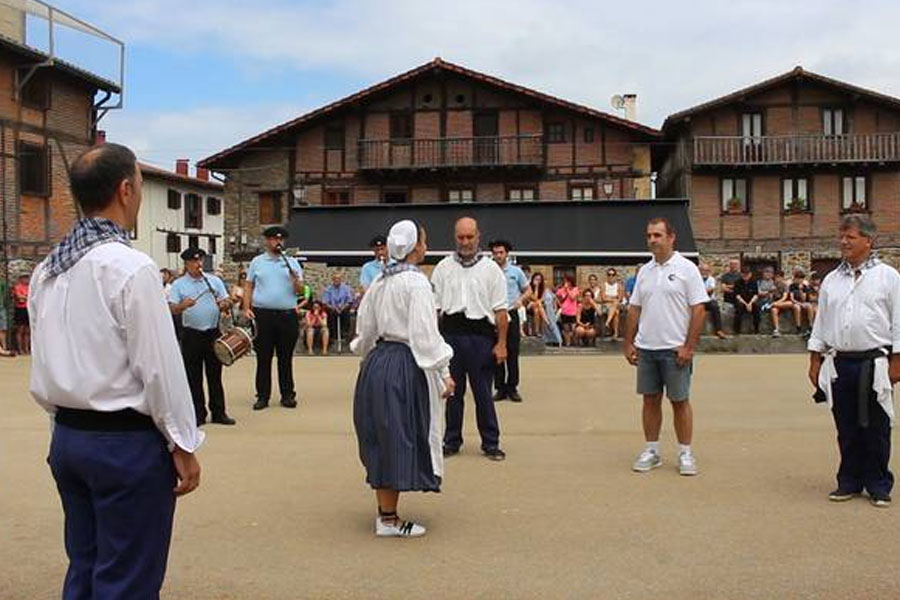 Actividad en las fiestas de Zubieta
