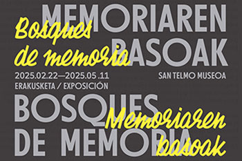 Memoriaren basoak erakusketaren irudia