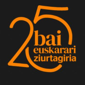 Imagen para el acto de entrega de premios Bai Euskarari