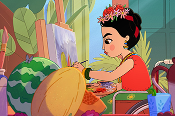 fotograma de la película Kaixo, Frida