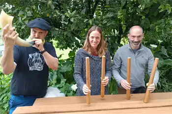 Impulsores de Zurartean: Ibon Etxeberria, Leire Tapia y Sergio Lamuedra