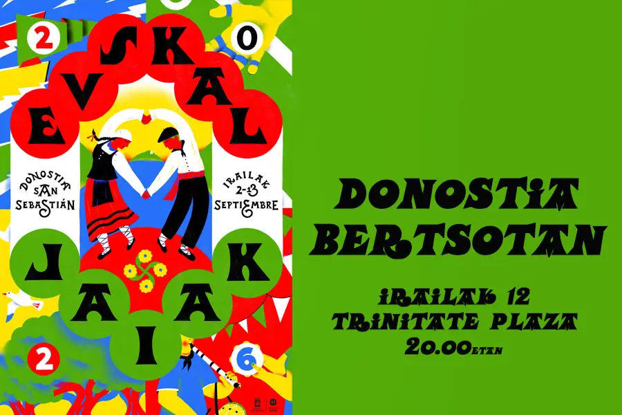 Cartel para anunciar Donostia Bertsotan