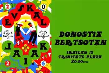 Cartel para anunciar Donostia Bertsotan