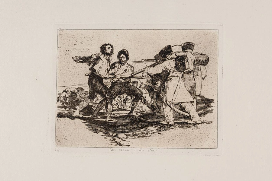 Con razón o sin ella (Los desastres de la guerra, 2), Francisco de Goya / STM