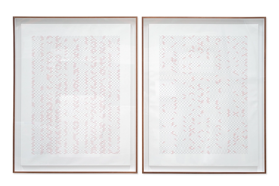 Poema de números primos #40 (Zenbaki lehenen poema #40), 2025. Esther Ferrer / STM