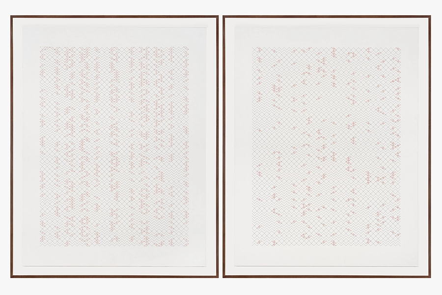 Poema de números primos #40 (Zenbaki lehenen poema #40), 2025. Esther Ferrer / STM
