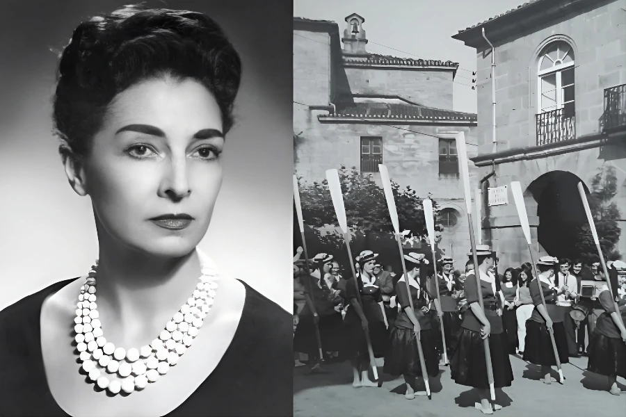 Imagen compuesta con dos fotografías de Maria Elena Arizmendi 