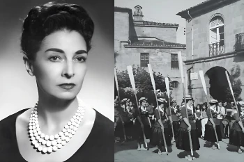 Imagen compuesta con dos fotografías de Maria Elena Arizmendi Amiel