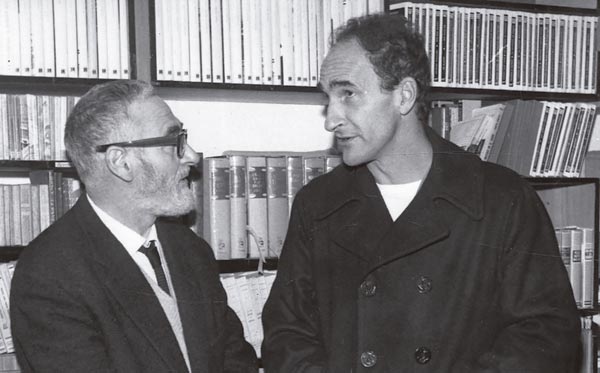 Jorge Oteiza y Eduardo Chillida