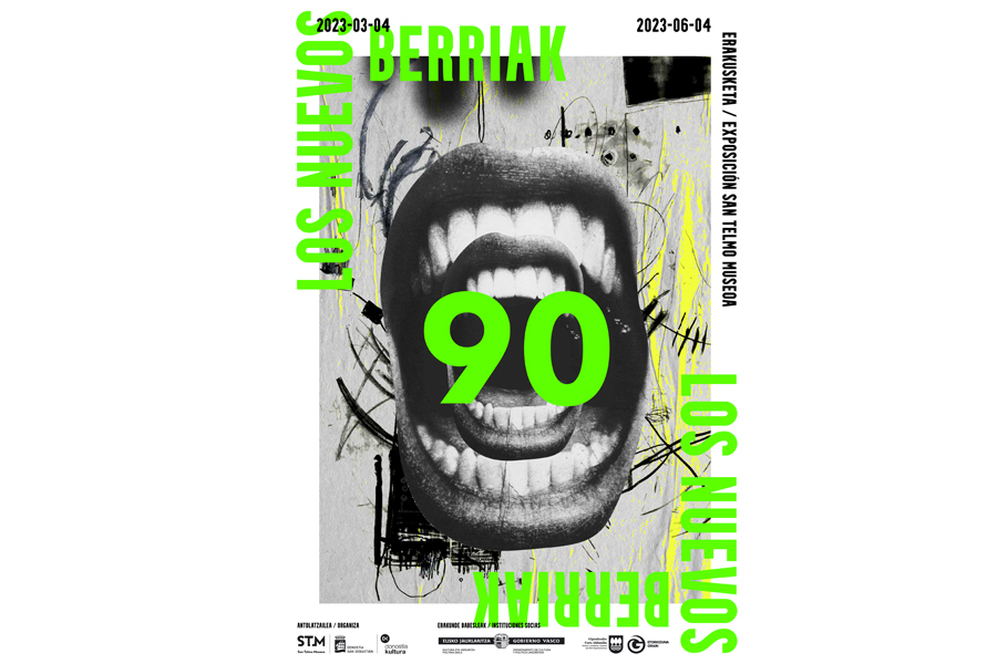 cartel de la exposición Los nuevos 90