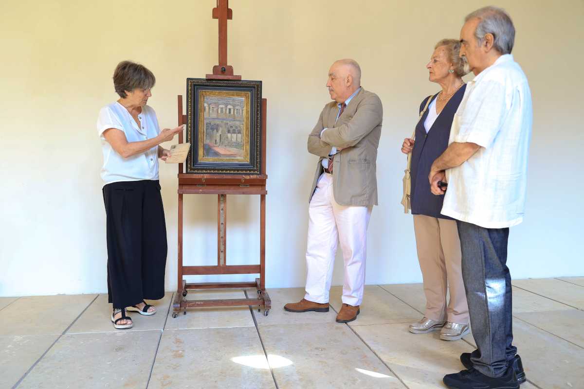 Un momento de la donación en el Museo San Telmo. Foto: O. Moreno