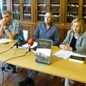 De izquierda a derecha: Alex Aisa, Jabier Iraola y Arantza Urkia