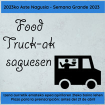 Aste Nagusia 2023: Food Truck-ak Saguesen kartela