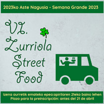 Aste Nagusia 2023: Food Trucks kartela