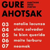 Parte del cartel de Gure Ahotsak 2023