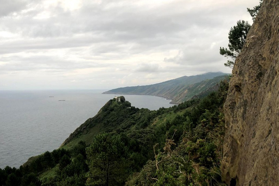 El mar Cantábrico desde Ulia