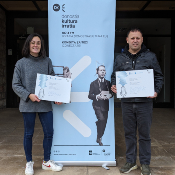Ganadores del X concurso "Hamaika entzuteko!": Maider Uriarte y Oscar Sipán