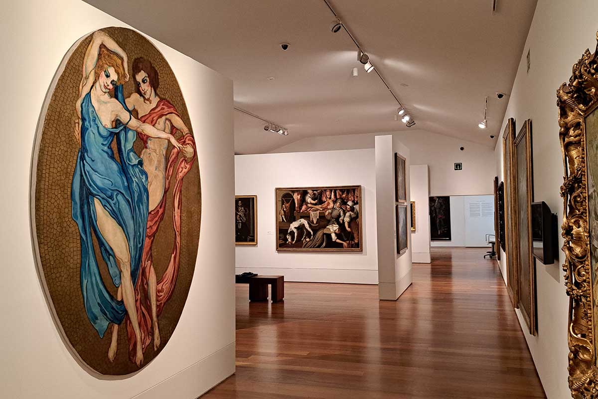 Nabarmendutako obra San Telmo Museoaren aretoan