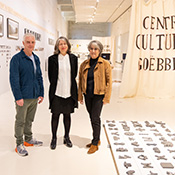 Jaime Otamendi, Mabel Tapia eta Susana Soto Memoriaren basoak erakusketaren aurkezpenean