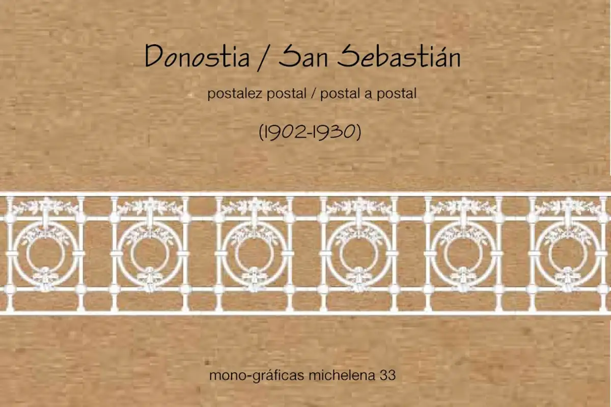 Donostia / San Sebastián, postalez postal - postal  (1902-1930) libururuaren azal-zatia
