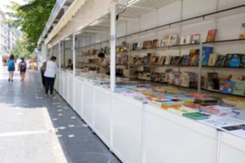 Donostiako Liburu Azokaren irudi bat