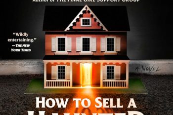 Parte de la portada del libro How to sell a haunted house