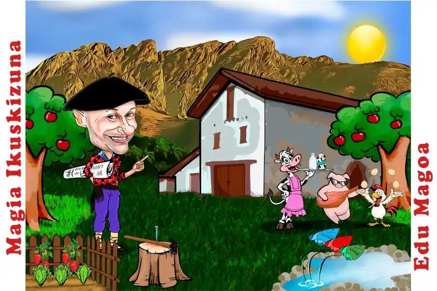 Edu Magoaren Zu zara magoa ikuskizunaren kartela