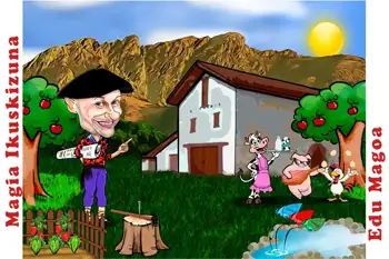 Zu zara magoa, cartel del espectáculo de Edu Magoa