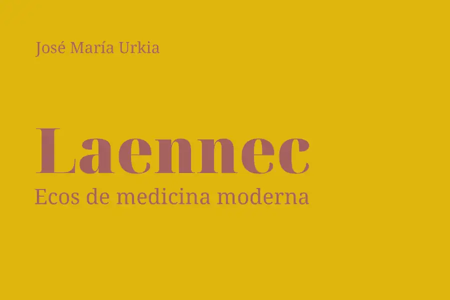 Laennec liburuaren azalaren zati bat