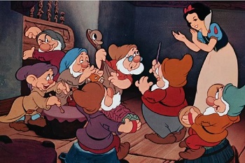 Blancanieves y los siete enanitos filmearen irudia