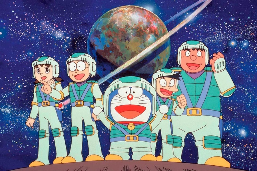 Imagen de la película Doraemon. Espazioko odisea